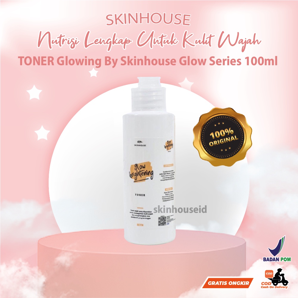 TONER Glowing By Skinhouse Glow Series 100ml (BPOM)