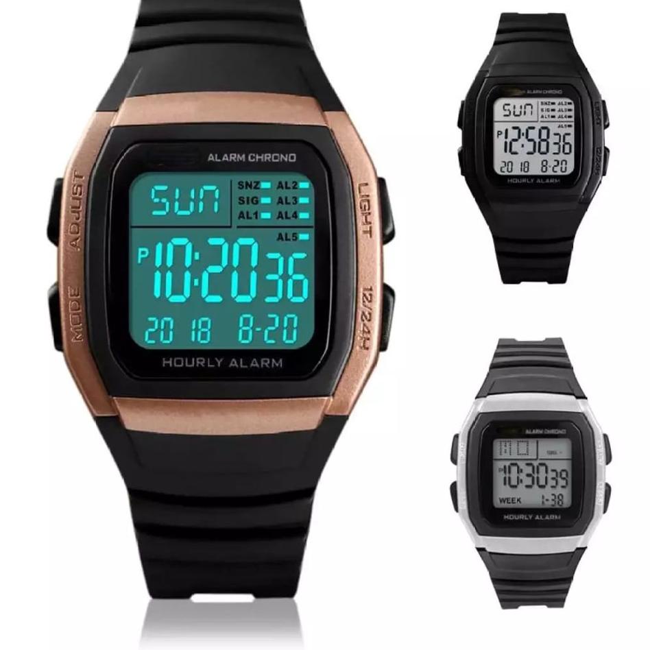 TERLARIS Jam Tangan Wanita Fashion Korea Sporty QQ-145 Case Kotak Digital