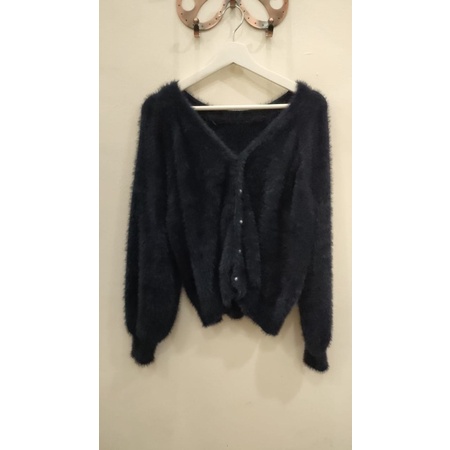 CARDIGAN FUZZY ROPE PICNIC BOOKED