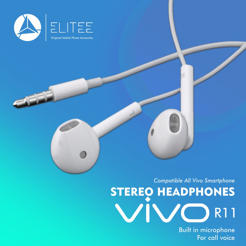 Headset Vivo ORIGINAL HANDSFREE EARPHONE OPPO R9 N1 F1 F1S A11 A33 A37 A39 / LENOVO XIAOMI VIVO