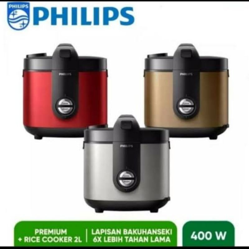 Magic Com / Rice Cooker Philips 2 Liter HD 3138 (Warna Random)