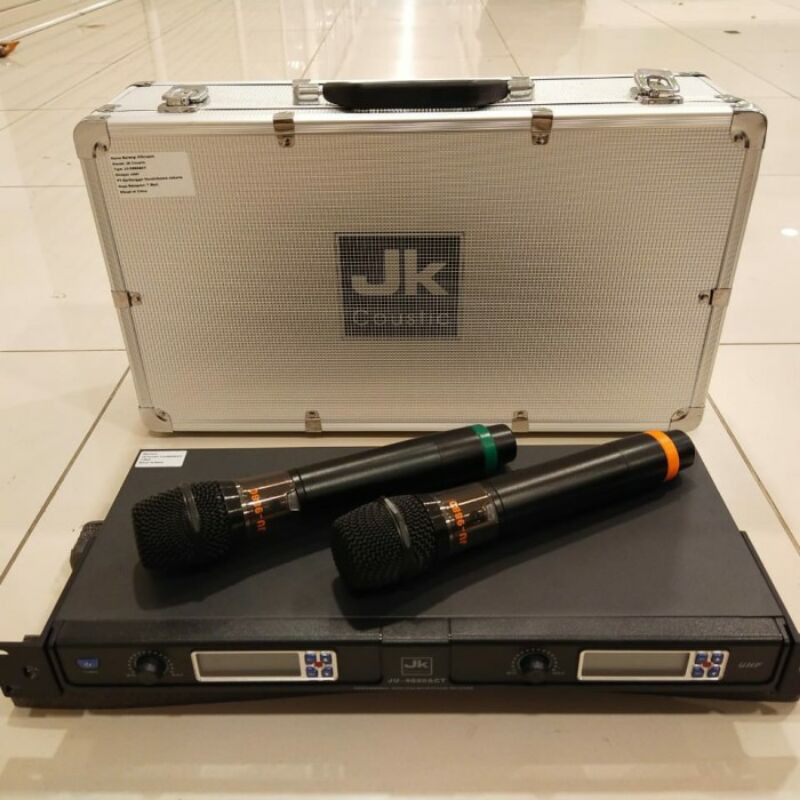MICROPHONE WIRELESS JK COUSTIC/JK COUSTIK/ JK KOUSTIC JU 9880 ORIGINAL
