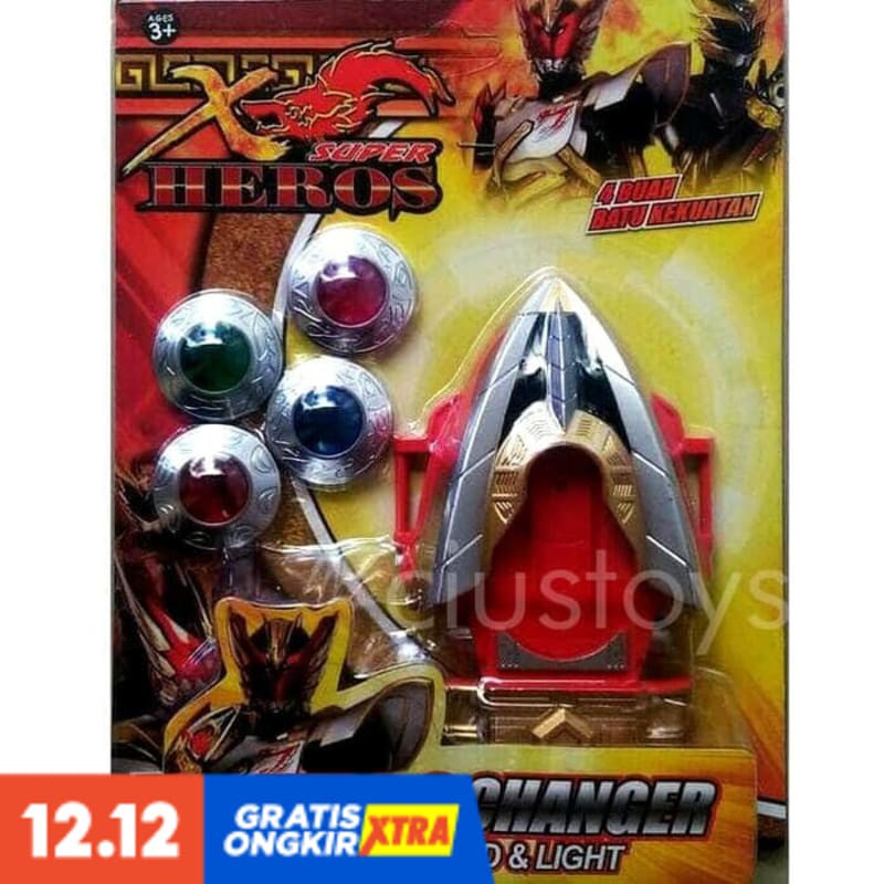 SUPER PROMO JAM TANGAN CHANGER SATRIA GARUDA BIMA X - KOLEKSI MAINAN ANAK TERMURAH