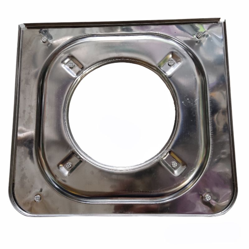 Tatakan Kompor Gas Hi Cook Portable Silver 4 Kaki Alas Kompor Gas Haikuk Portebel