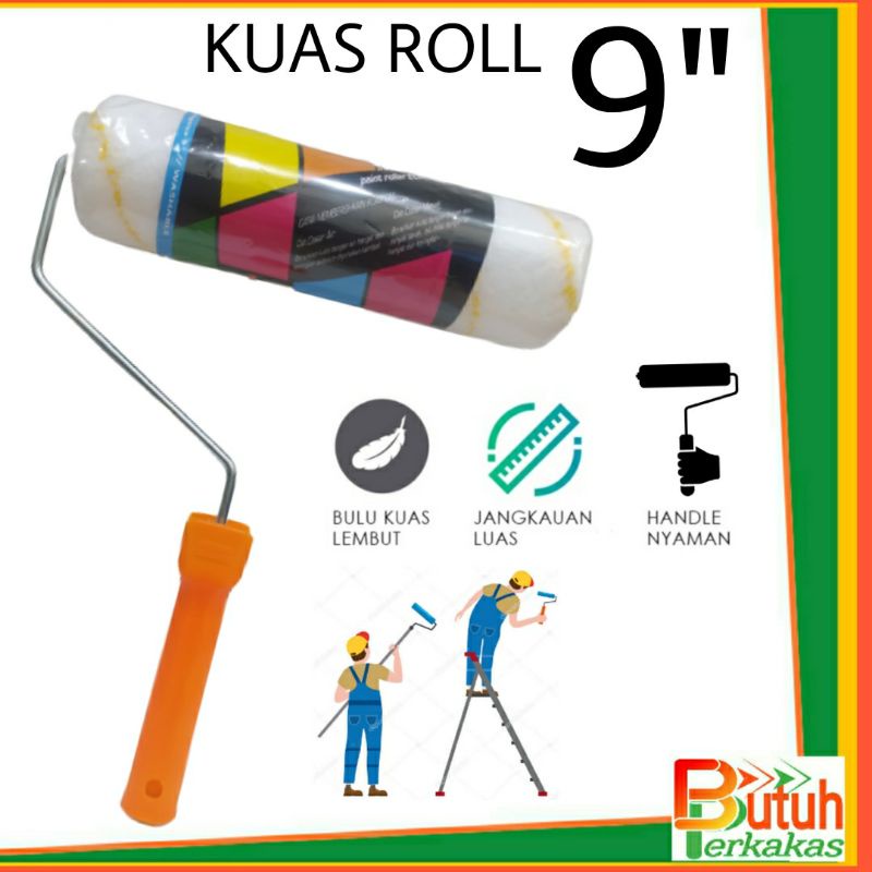 Jual Kuas Roll Inchi Kuas Roll Cat Tembok Kuas Cat Tembok Inchi