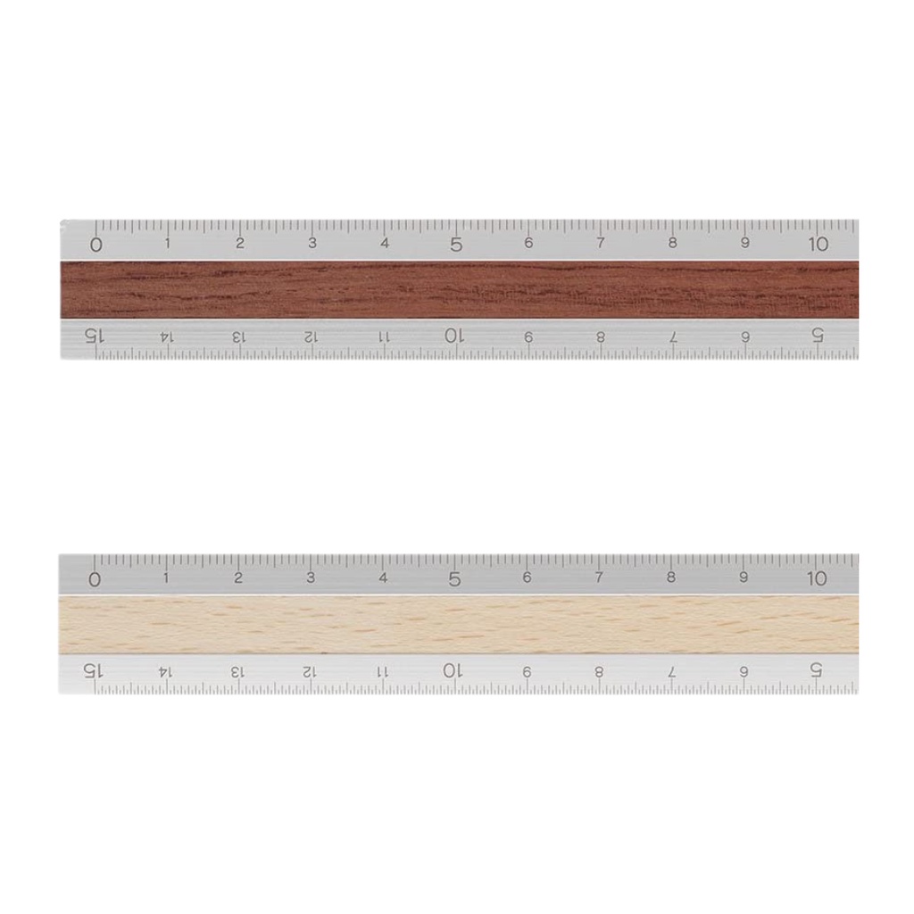 

Midori Aluminium Wood Ruler 15cm Penggaris Aluminium dan Kayu