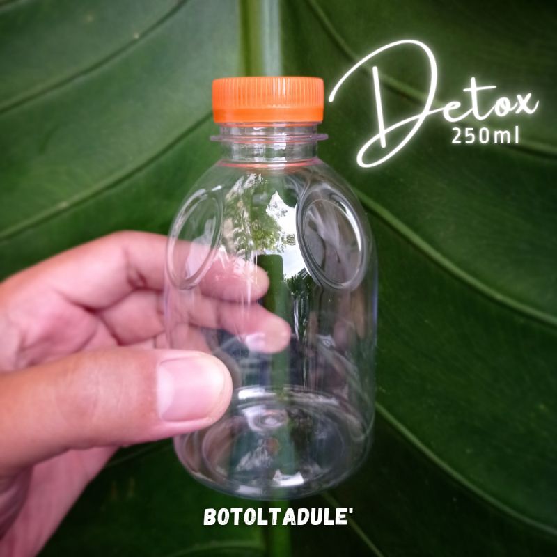 Botol Plastik Detox 250ml / Botol Detox 250ml / Botol Plastik 250ml / Botol Detox / Botol 250ml