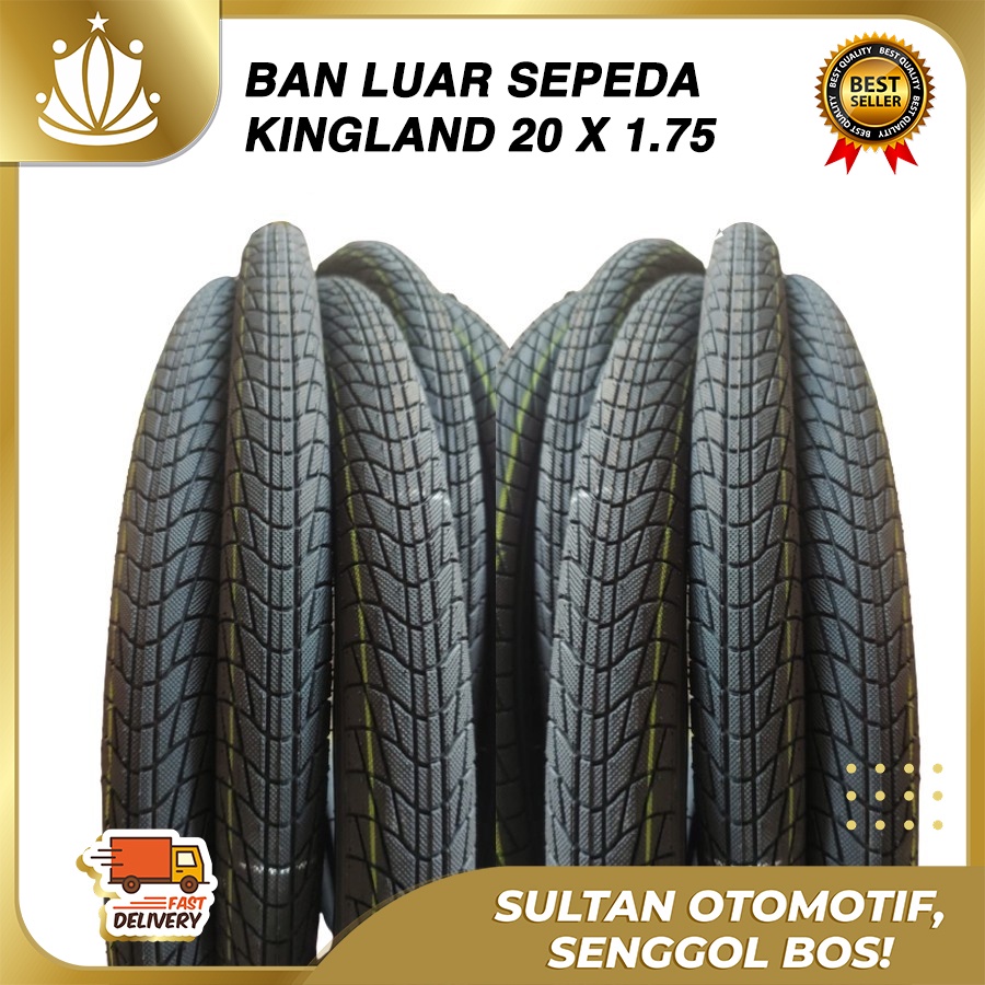 Ban LUAR Sepeda 20 x 1.75 Ban luar 20 x 175 KINGLAND