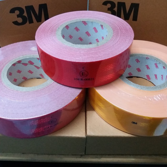 PS✨ Stiker Sticker 3M Reflektif Reflektor Mobil Box Truk Dishub Kir @100cm