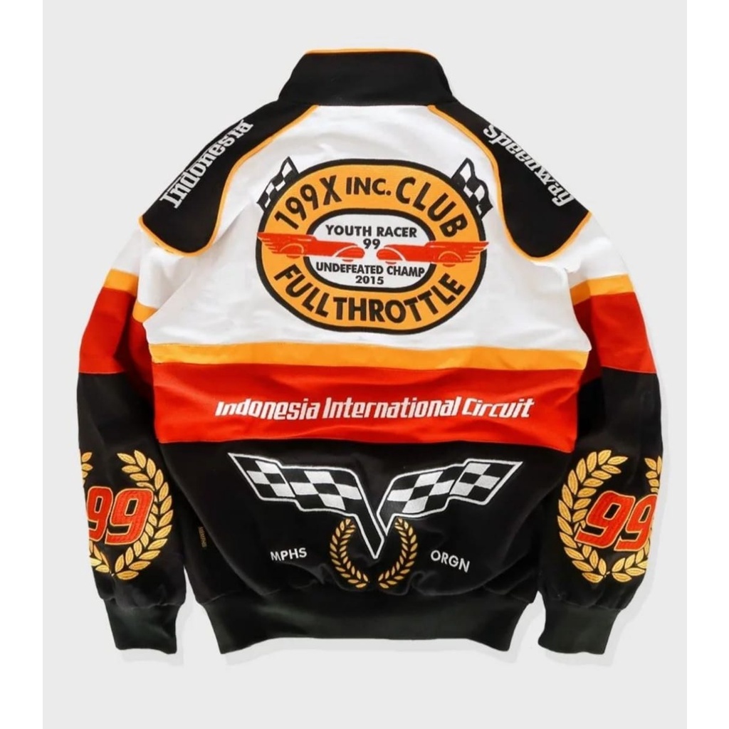 Jaket Nascar Memphis Wildfast Fullprint Bahan Lotto