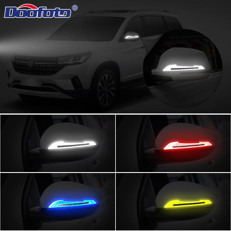 Stiker Reflektor 3D Spion Mobil Tebal Pelindung Spion Sticker Reflective 724