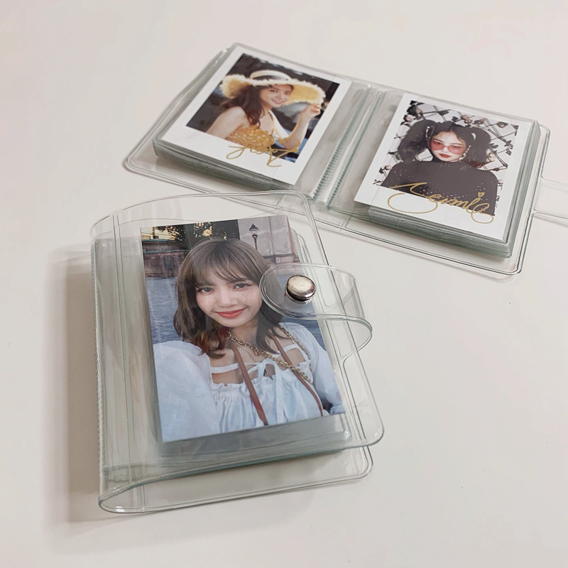 Ins simple transparent photo album 3 inch Postcard Polaroid star photo card to store this star chasing girl