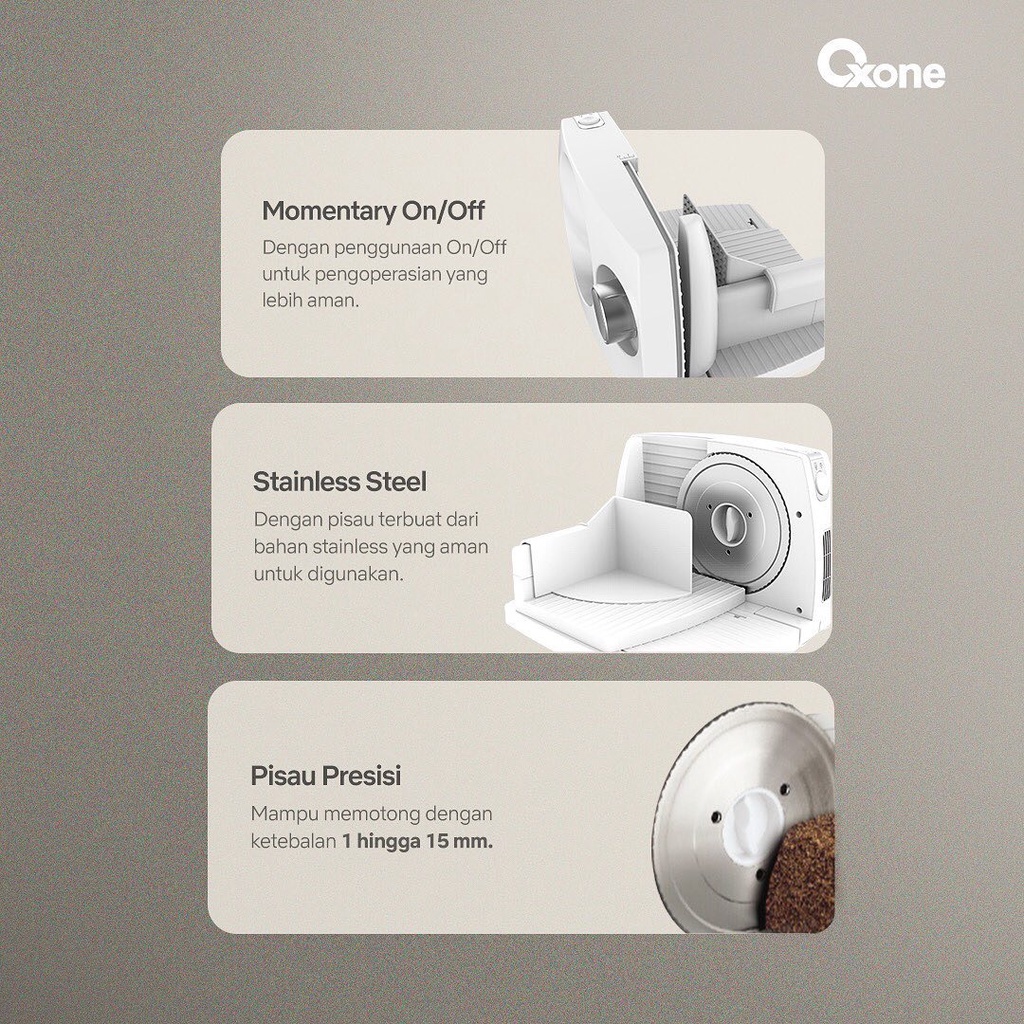 Electronic Meat Slicer Oxone OX-860N