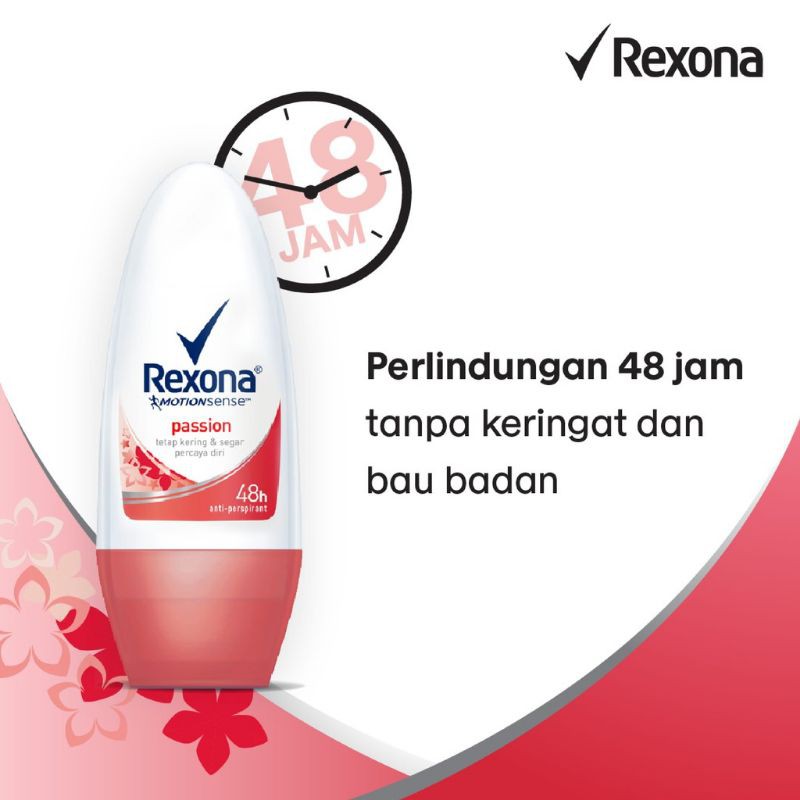 Rexona Women Anti Perspirant Deodorant Roll On Passion 45 ml