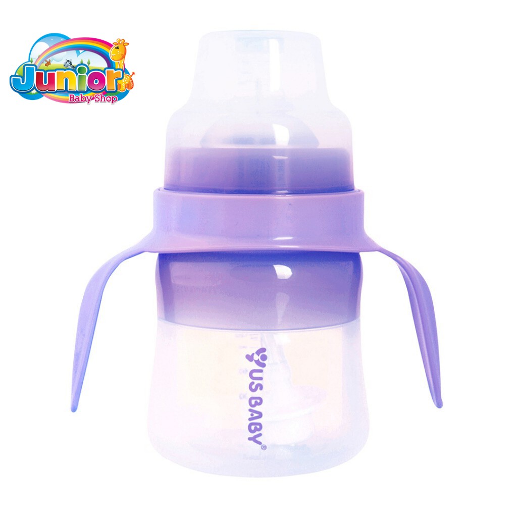 US Baby Sili Smart WN Bottle With Handle 120ml