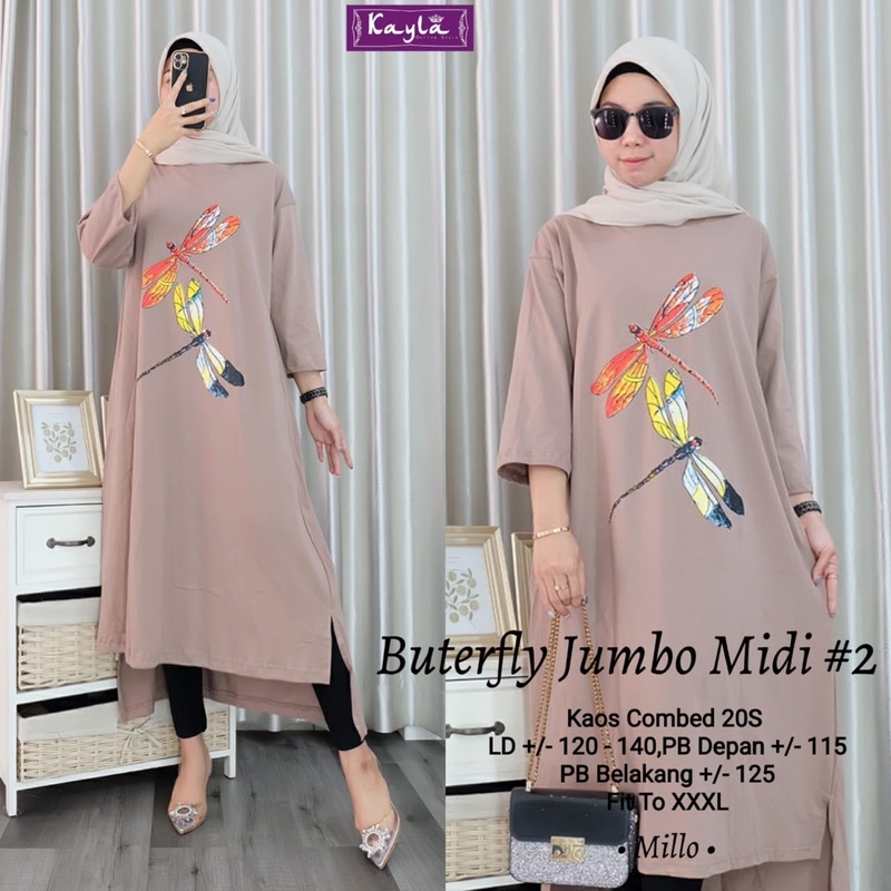 BUTERFLY JUMBO MIDI// ori by kayla (restock)