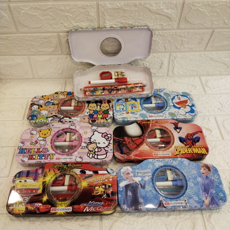 

Kotak Pensil Anak Murah Stationary set / kotak pensil Set / Tempat Pensil XD-9560Q