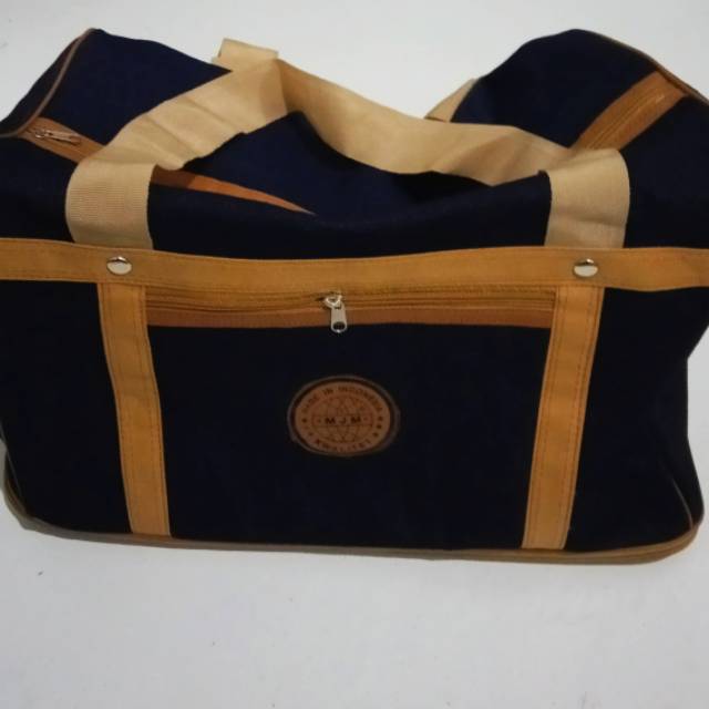 COD - Tas Travel Bag Untuk Mudik T5055 Tas Baju Pakaian Travel Bag Liburan Bisa Tenteng dan Slempang