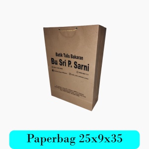

Paperbag Tas Kertas Ukuran 25x9x35 Tas Souvenir Custom Sablon FREE DESAIN