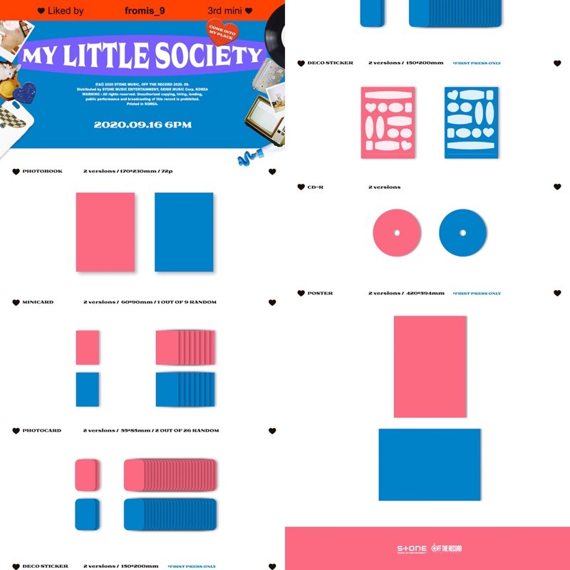 DP PO Fromis_9 Mini Album Vol.3  [My Little Society]