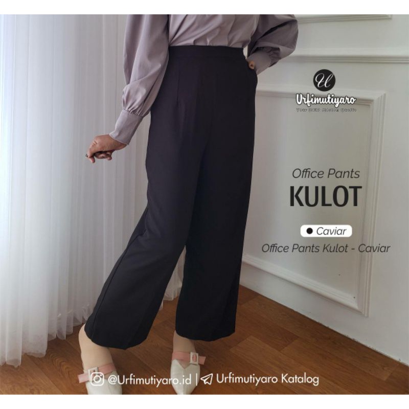 Celana Panjang Kulot Wanita Office Pants by Urfimutiyaro Original