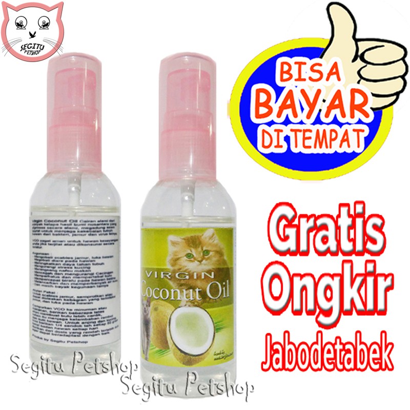 Obat Jamur Luka Cacing Scabies Kucing Penumbuh Bulu VCO