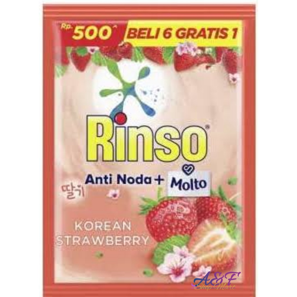 RINSO ANTI NODA KOREAN STRAWBERRY 6+1 18ml