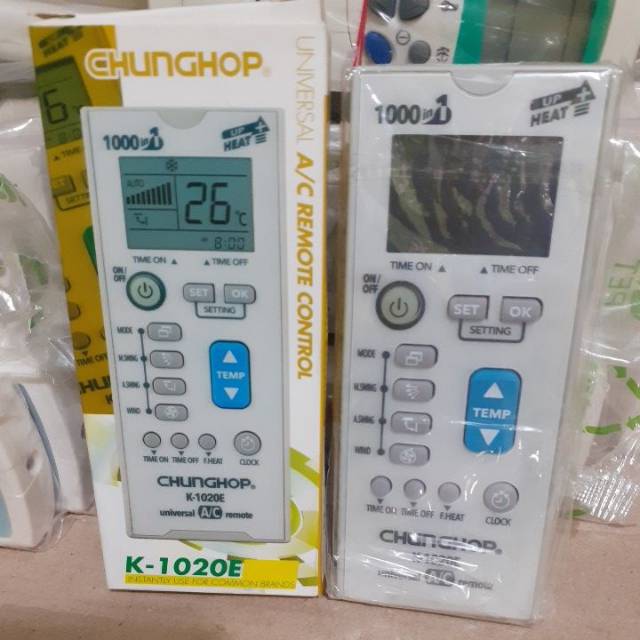 REMOTE REMOT AC MULTI K-1020E ORIGINAL CHUNGHOP