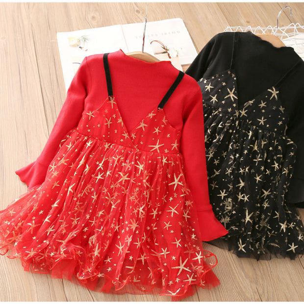 [ HANA ] 3-8 Tahun | Dres Kualitas Import Overall Knit Dress Korean Style Dres Pesta Lebaran Anak Gaun Pesta anak Baju Idul Fitri Anak Perempuan