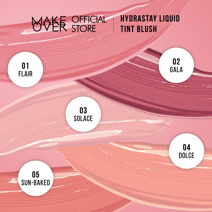 ★ BB ★ MAKE OVER Hydrastay Liquid Tint Blush 15ml - Blush On Liquid