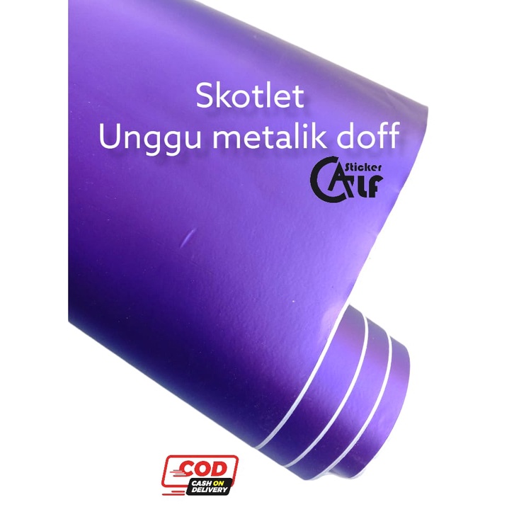 sticker. skotlet unggu metalik doff 1 meter