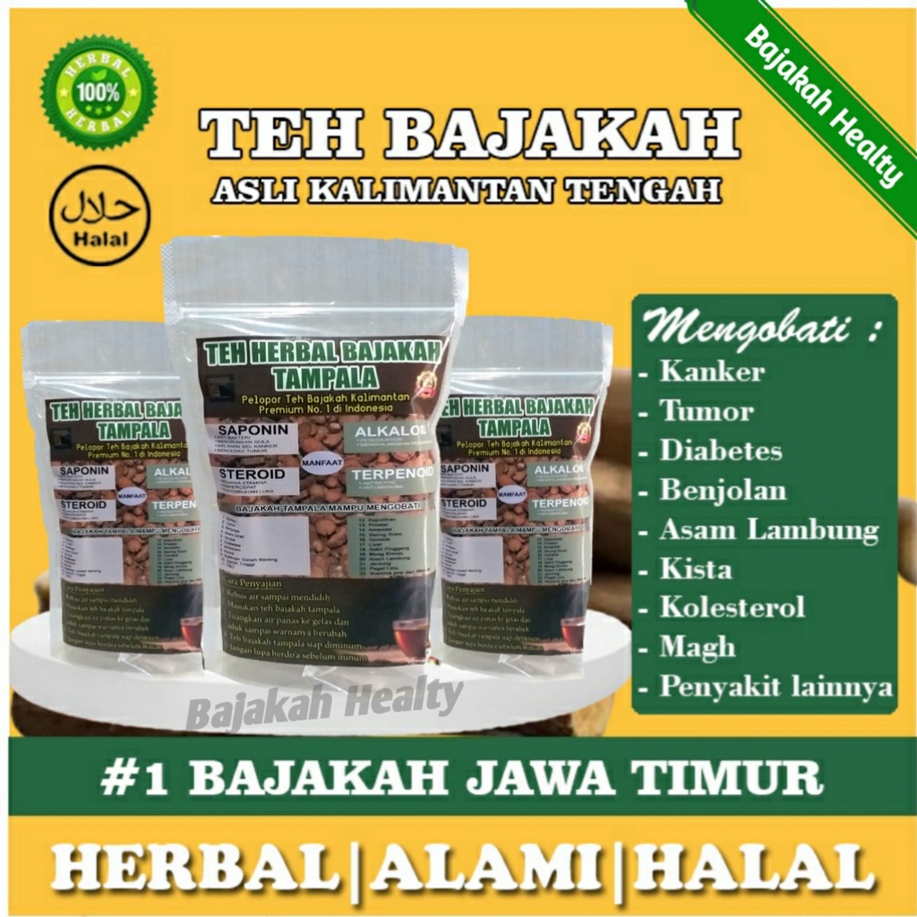 Teh Herbal Bajakah Tampala Super Plastik Klip [Isi 15pcs]  Obat Kanker Payudara Obat Kanker Serviks 100% Asli Kalimantan