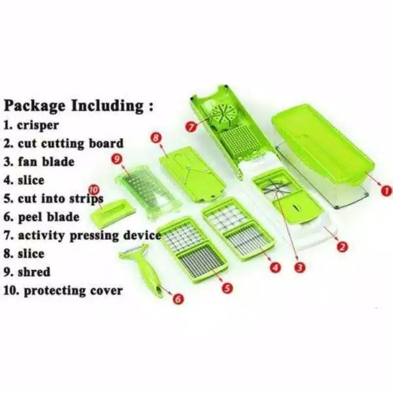 Genius Nicer Dicer Plus Parutan Pemotong Serbaguna