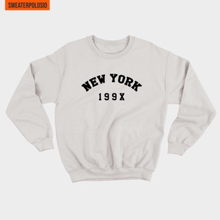 Image of SWEPO Basic Sweater New York 199X (Sablon) M-XXL (Pria & Wanita)