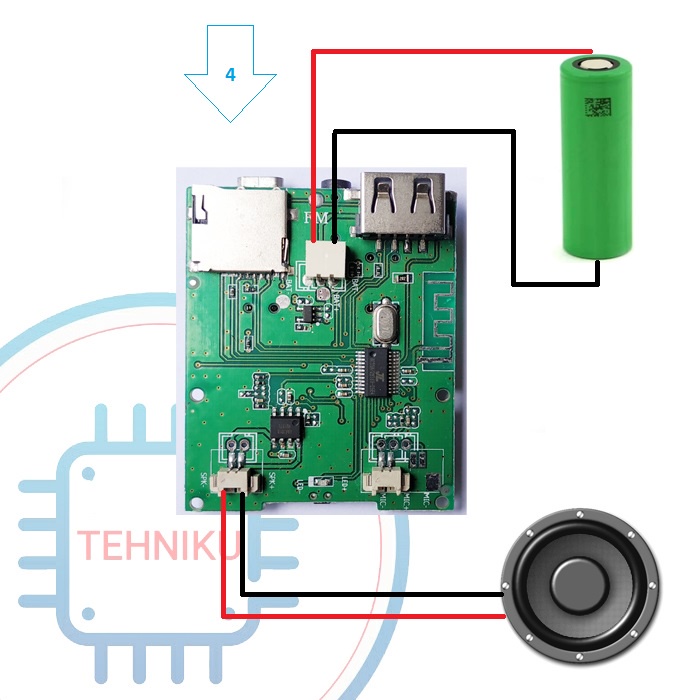 MODUL mp3 speaker bluetooth diy miniatur audio KIT diy Mp3