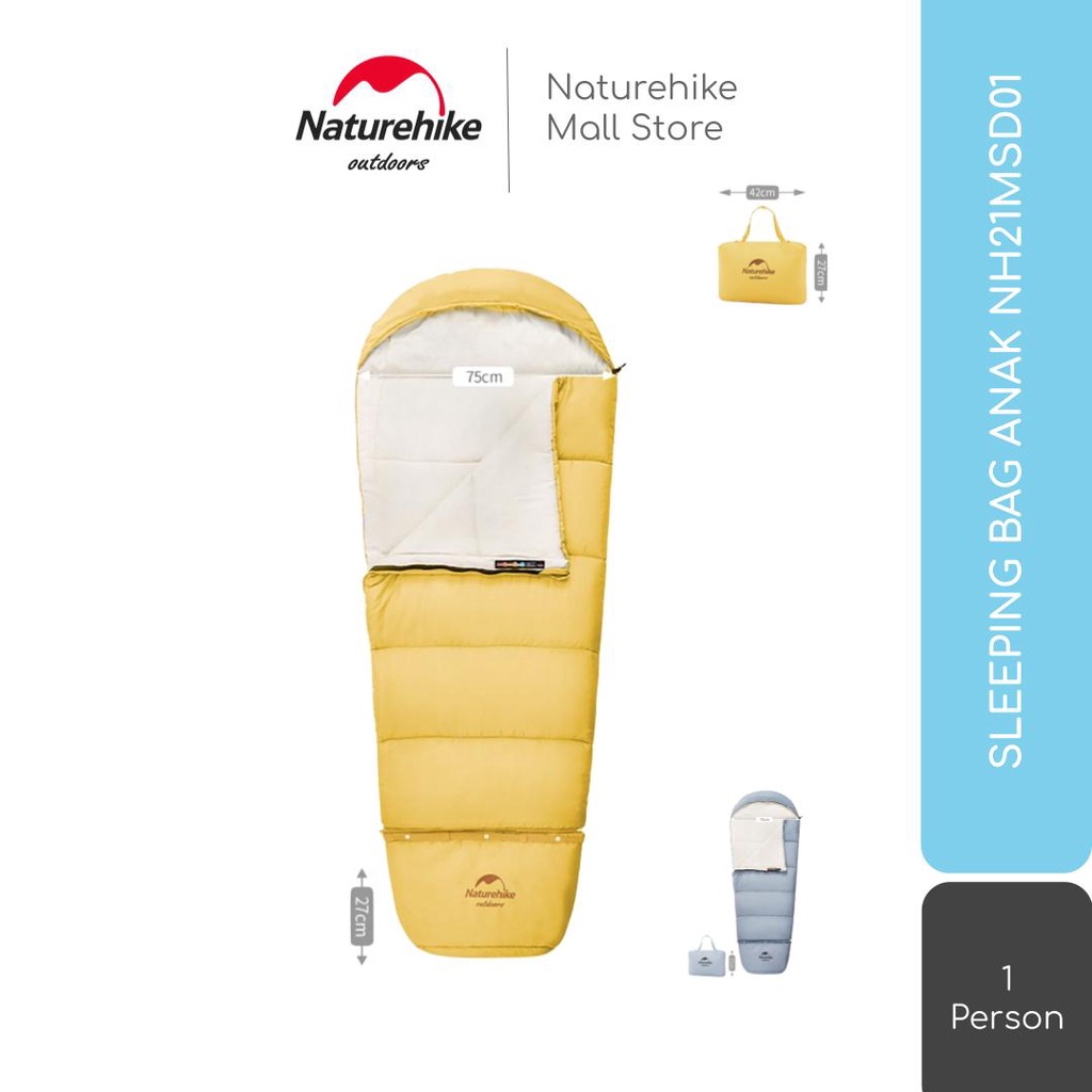 SLEEPING BAG ANAK NATUREHIKE NH21MSD01 KANTONG TIDUR SELIMUT CAMPING