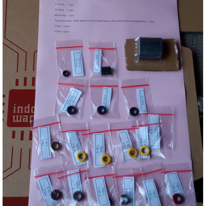 Best Seller kits TOROID untuk TRIJEE 3 BAND HF SSB TRANSCEIVER 18 barang Limited