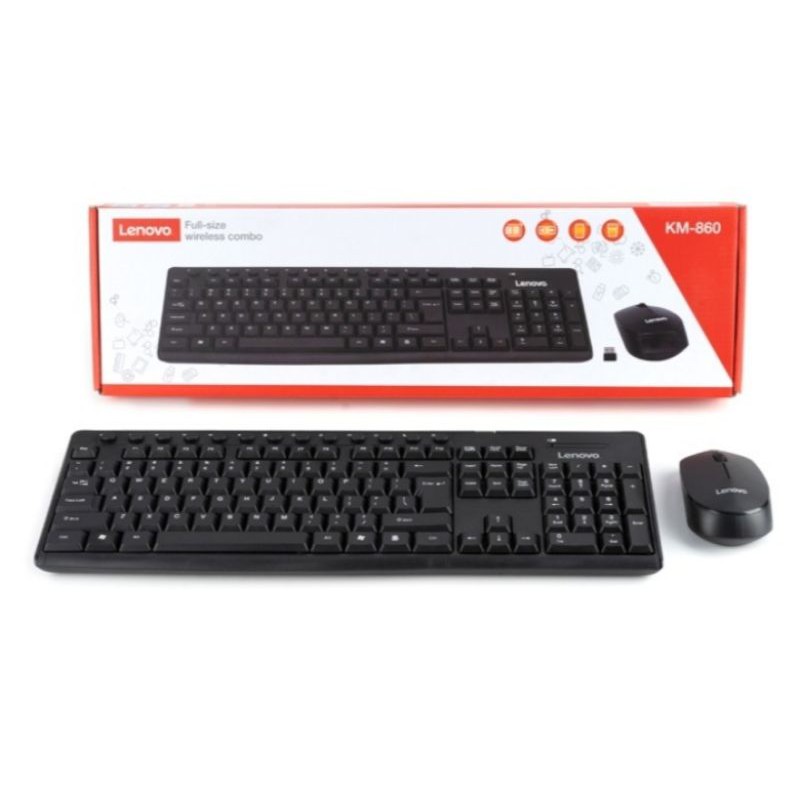 Lenovo Wireless Keyboard and mouse KM-860. keyboard mouse wireless lenovo KM 860. keyboard mouse wireless branded