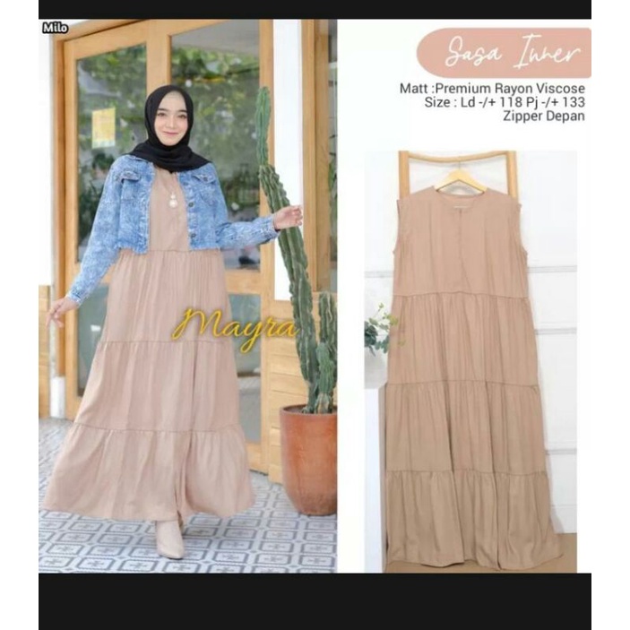 (BISA COD) SET INNER DAN OUTER JEANS CROP