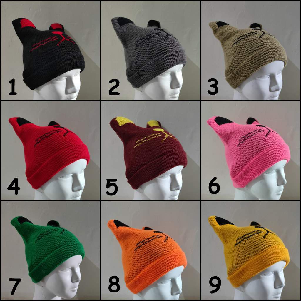 Kupluk anak karakter beanie anak Bea-CAT