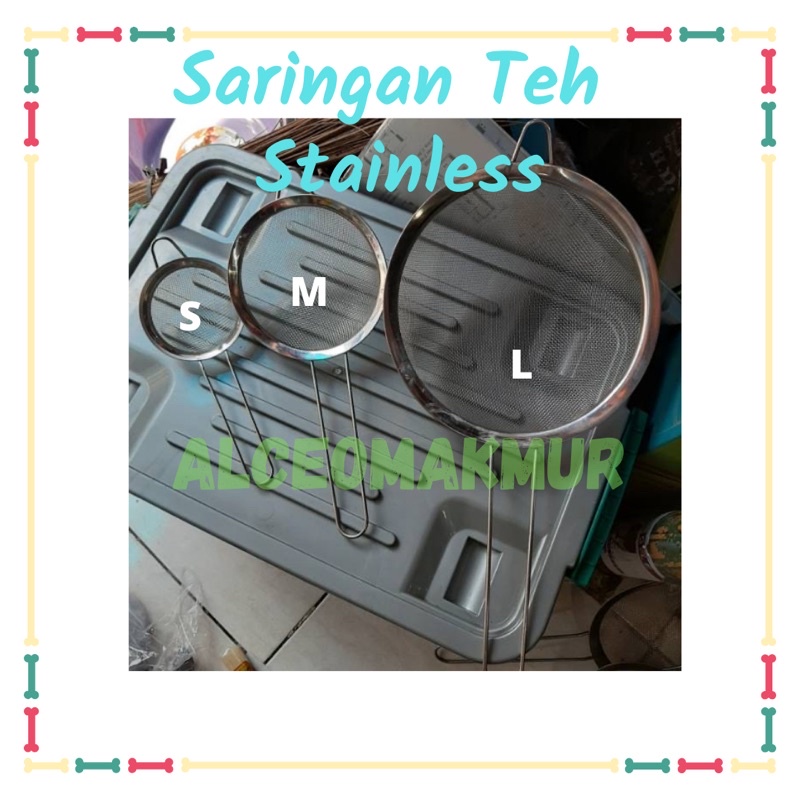 STAINLESS - Saringan Tepung / Teh - FILTER