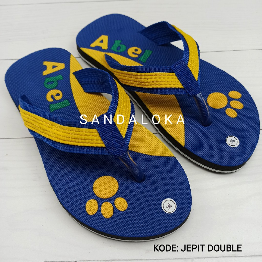 [COD] Sandal Nama Gratis Pakai Nama | Sendal custom