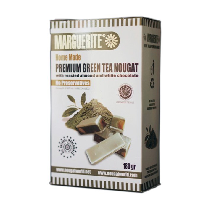 

Green Tea Almond Nougat 180 gr