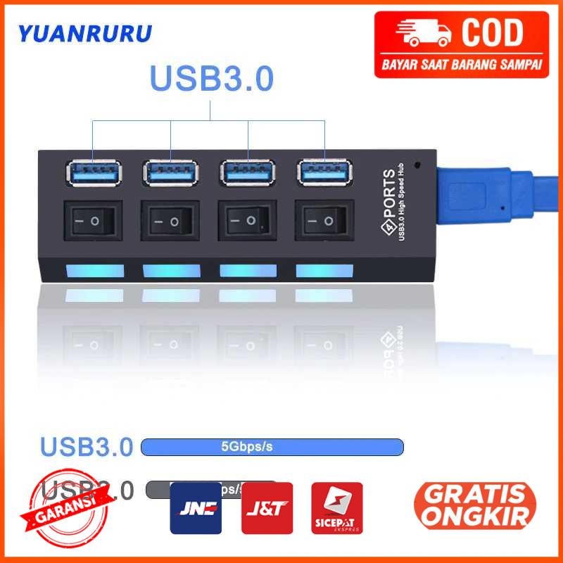 USB Hub 7 Port USB 3.0 High Speed Extender YRR445