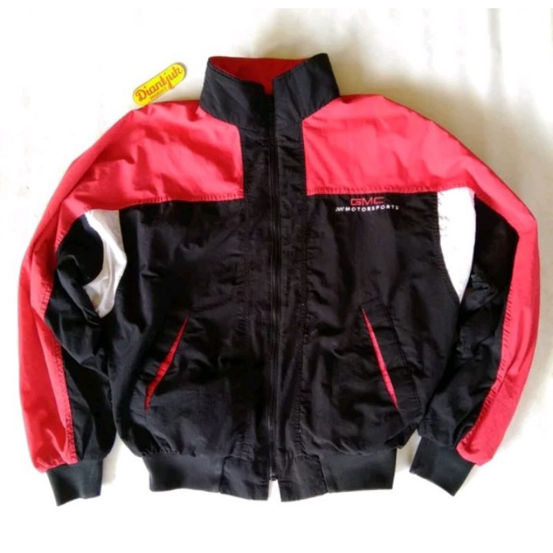 Jaket Mobil Vintage GMC Motor Sport USA Jaket Jadul Lawasan