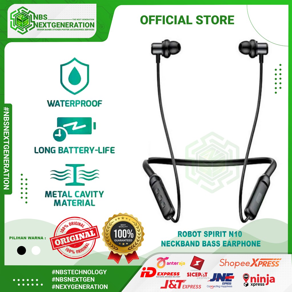 Jual (NBS) Headset Bluetooth Robot Robot Headset bluetooth Seri N10