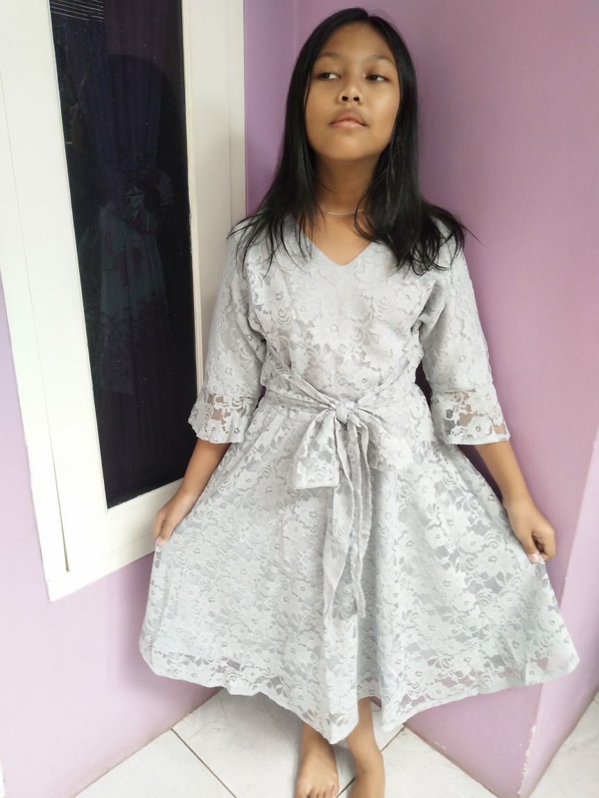 Luve Collectons - Dress Brukat Wanita  -dress Brukat Pesta - Dress Pesta Brukat - Brukat Dress Pesta