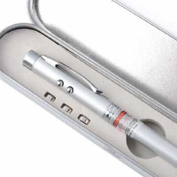 

Pulpen Unik Pena Serbaguna 5 in 1 Dengan Laser Pointer Magnet Senter / Pena Premium