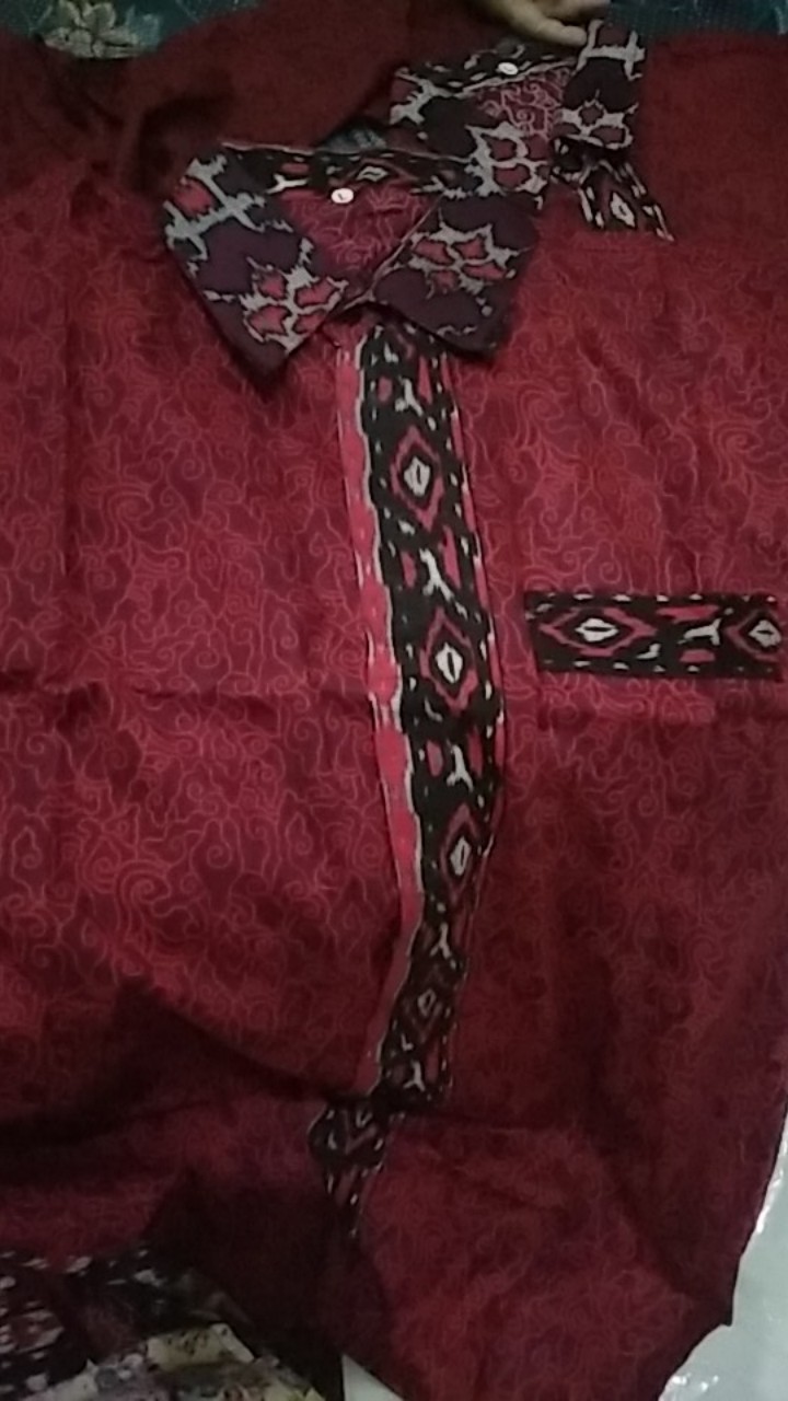 Batik Couple Keluarga Maura Couple Sania Ruffle Ori Ndoro Jowi Dnt Termurah