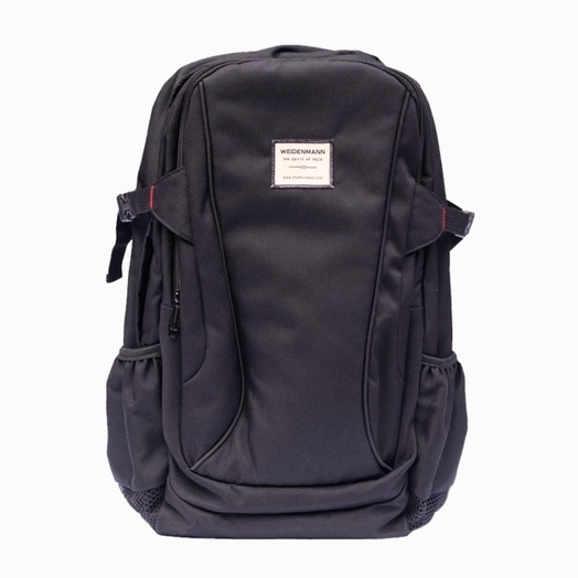 Tas Ransel Pria Cordura Hitam Polos Weidenmann Hondour